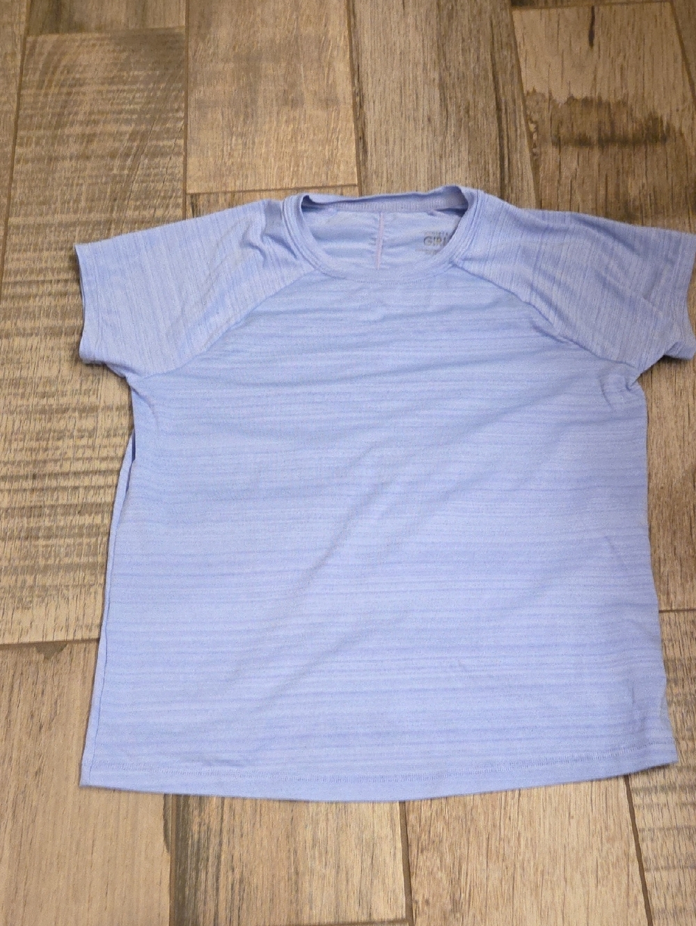 Athleta Girl  Light Blue Short Sleeve Athletic Tee
